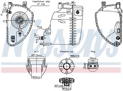 Vas expansiune lichid racire Nissens 996198