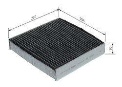 Filtru aer habitaclu BOSCH 1 987 435 626