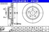 DISC FRANA ATE 24.0116-0138.1 - Compatibil cu NISSAN, RENAULT