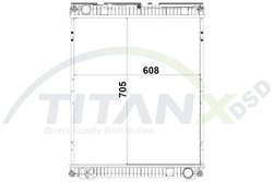 Radiator racire motor TITANX RX139017