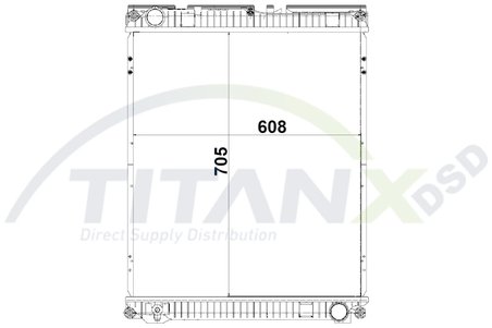 Radiator racire motor TITANX RX139017