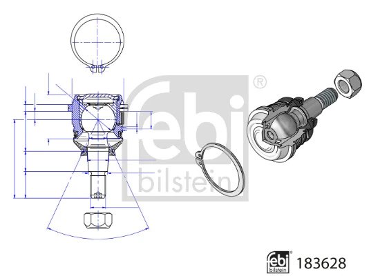 Pivot Febi Bilstein 183628