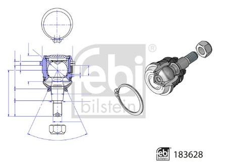 Pivot Febi Bilstein 183628