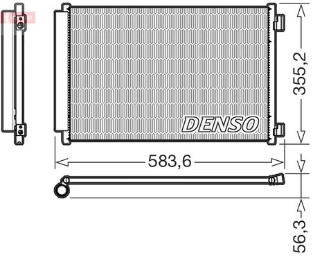 Radiator climatizare Denso DCN09146