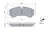 Set placute frana BOSCH 0 986 460 013