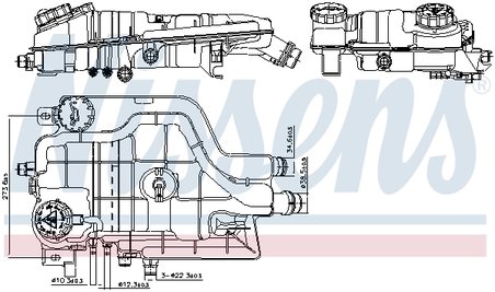 Vas expansiune lichid racire Nissens 996205