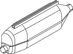 Amortizor zgomot mijloc/spate Dinex 68325