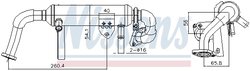RADIATOR RECIRCULARE GAZE ESAPAMENT NISSENS 989482 - Compatibil cu ALFA ROMEO, FIAT, OPEL, SAAB, SUZUKI, VAUXHALL