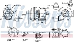 TURBINA NISSENS 93846 - Compatibil cu MERCEDES-BENZ