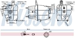 VAS EXPANSIUNE LICHID RACIRE NISSENS 996241 - Compatibil cu CITROEN, FIAT, PEUGEOT