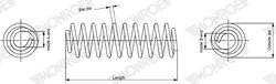 ARC SUSPENSIE MONROE SP4423 - Compatibil cu TESLA