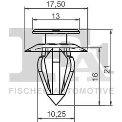 CLIPS, ACOPERIRE DECORATIVA SI PROTECTIE FA1 11-40003.25 - Compatibil cu AUDI, FORD, SEAT, VW