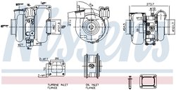 TURBINA NISSENS 93757 - Compatibil cu IVECO