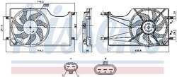 Ventilator radiator racire Nissens 850098