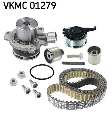 Set distributie curea si pompa apa SKF VKMC 01279