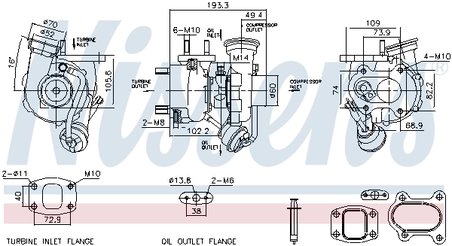Turbina Nissens 93784