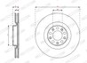 DISC FRANA FERODO DDF3052C - Compatibil cu ALFA ROMEO