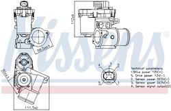 Supapa EGR Nissens 98347