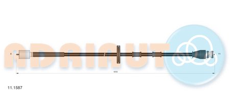 ARBORE TAHOMETRU ADRIAUTO 11.1587 - Piesa auto compatibila cu mai multe marci