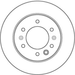 DISC FRANA TRW DF6961S - Compatibil cu HYUNDAI