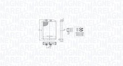 Schimbator caldura incalzire habitaclu Magneti Marelli 35021