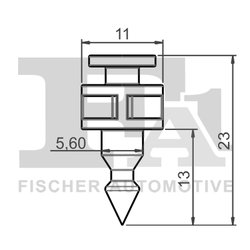 clips, acoperire decorativa si protectie FA1 11-40123.10