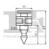 clips, acoperire decorativa si protectie FA1 11-40123.10