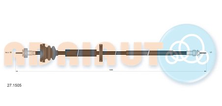 ARBORE TAHOMETRU ADRIAUTO 27.1505 - Piesa auto compatibila cu mai multe marci