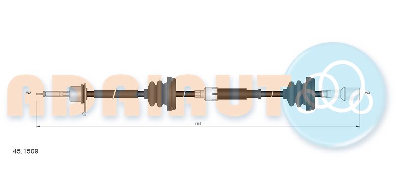 Arbore tahometru Adriauto 45.1509