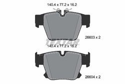 Set placute frana Textar 2660301