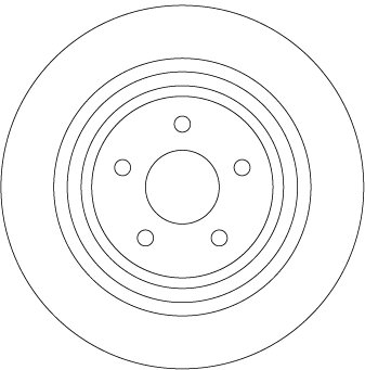 DISC FRANA TRW DF6976 - Compatibil cu FORD
