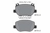 SET PLACUTE FRANA TEXTAR 2617201 - Compatibil cu MERCEDES-BENZ