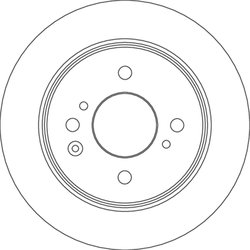 DISC FRANA TRW DF6875 - Compatibil cu HONDA