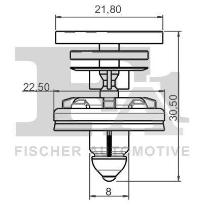 SET CLIPURI SUSTINERE, CAPTUSEALA INTERNA FA1 11-40022.10 - Compatibil cu AUDI, SEAT, SKODA, VW