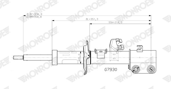 Amortizor Monroe G7930