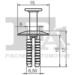 CLIPS, ACOPERIRE DECORATIVA SI PROTECTIE FA1 11-20021.10 - Compatibil cu ALPINA, AUDI, BMW (BRILLIANCE), LAND ROVER, MAYBACH, ME