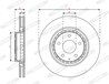 Disc frana Ferodo DDF3070C