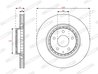 Disc frana Ferodo DDF3070C