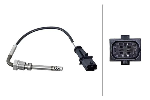 SENZOR TEMPERATURA GAZE EVACUARE HELLA 6PT 010 376-361 - Compatibil cu ALFA ROMEO, CHRYSLER, FIAT, LANCIA