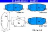 Set placute frana ATE 13.0460-5532.2