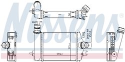 Intercooler Nissens 961313