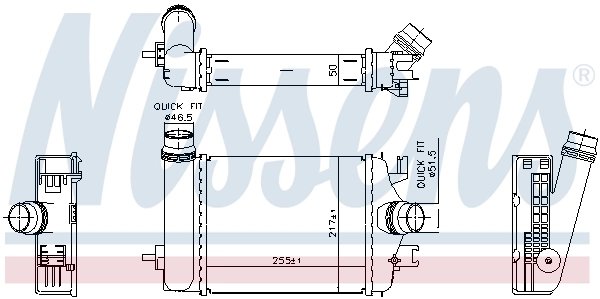 Intercooler Nissens 961313