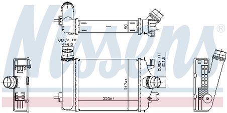 Intercooler Nissens 961313