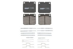 SET PLACUTE FRANA SBP 07-AG026 - Piesa auto compatibila cu mai multe marci