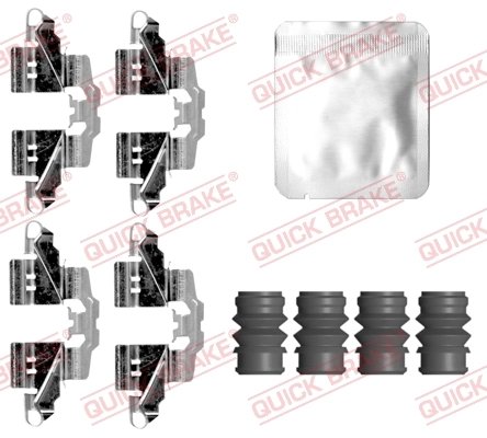 Set accesorii placute frana QUICK BRAKE 109-0161