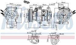 Compresor climatizare Nissens 891007