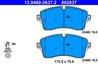 Set placute frana ATE 13.0460-2637.2
