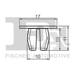 clips, acoperire decorativa si protectie FA1 77-60002.10