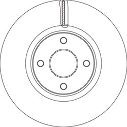 Disc frana TRW DF6761S