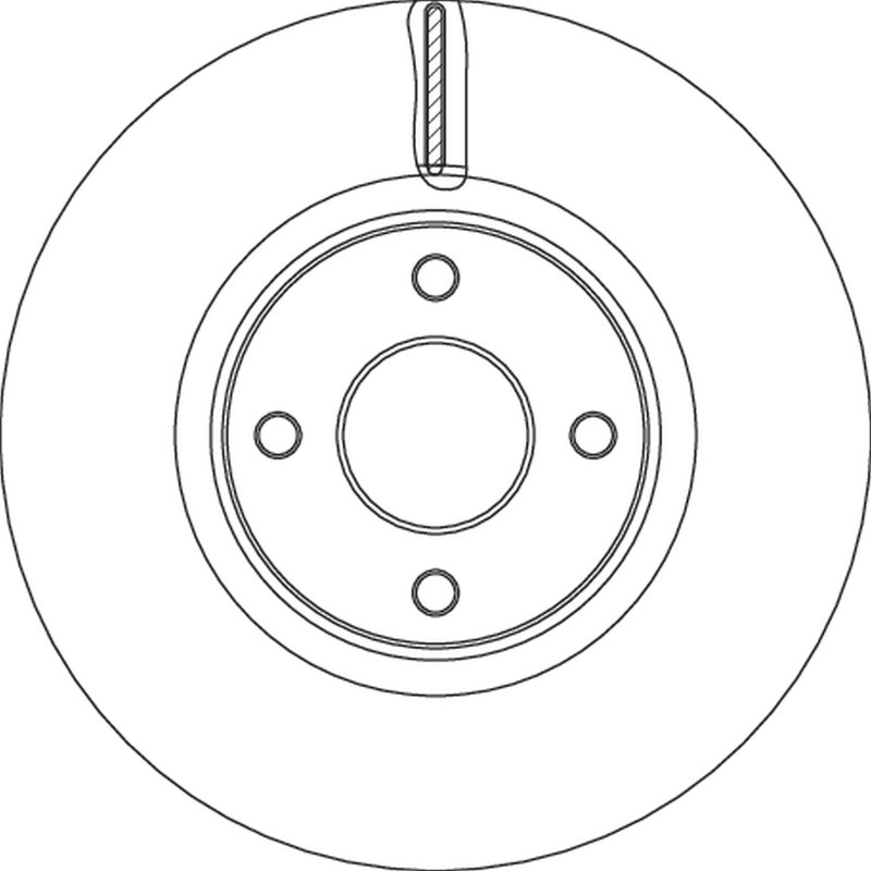 DISC FRANA TRW DF6761S - Compatibil cu FORD
